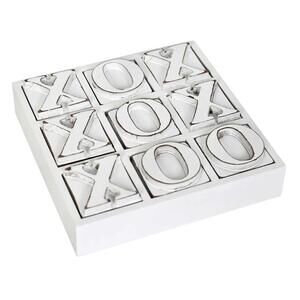 "Tic-Tac-Toe" Wooden Table Decor